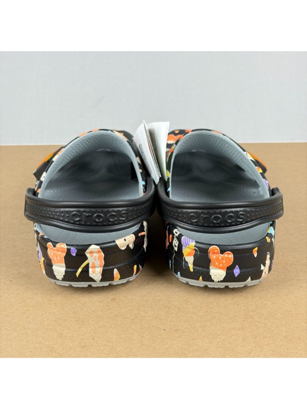 Crocs Disney Parks Classic Mickey Halloween Sandals Womens 8 Light Up Black - Picture 4 of 12